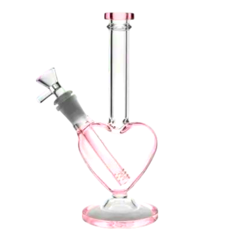 Bong corazon rosa