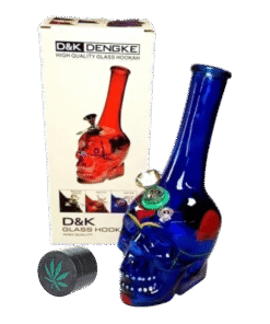 Bong  calavera mas moledor 40mm