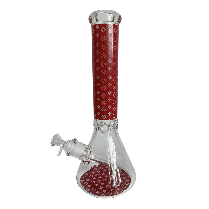 Bong Beaker "Luxury Red" 35cm