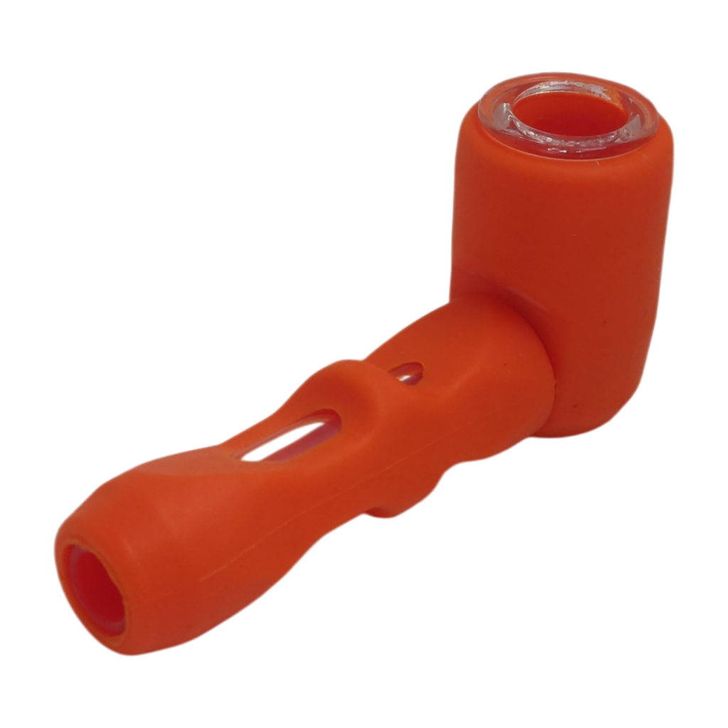 Pipa silicona naranja