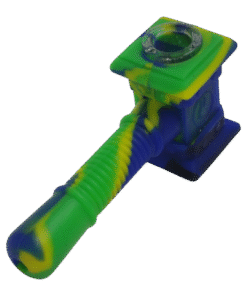 Pipa silicona martillo azul