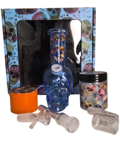 Pack calavera celeste con quemador 710 y 420