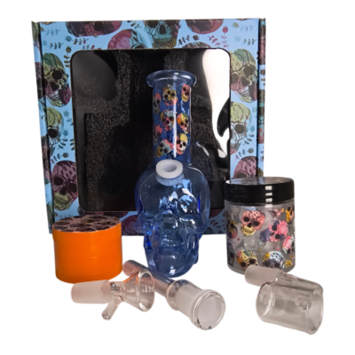 Pack calavera celeste con quemador 710 y 420