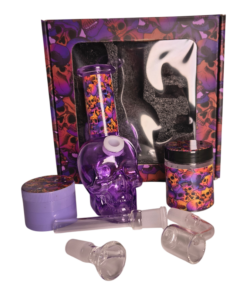 Pack calavera morado con quemador 710 y 420