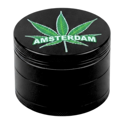 Moledor Metálico "Amsterdam" hoja 4 Partes (63 mm)