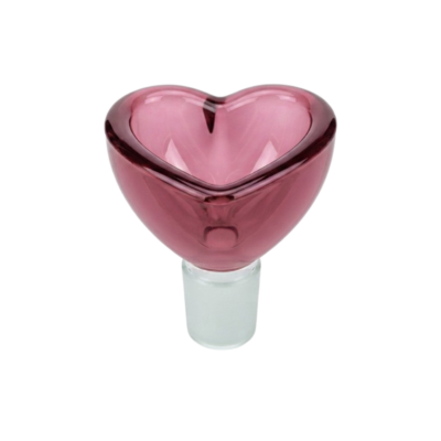 Quemador de Vidrio en Forma de Corazón 14 mm