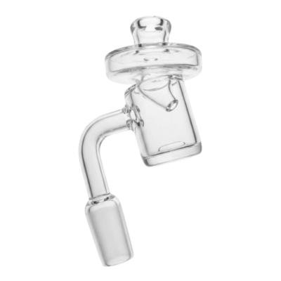 Banger de Cuarzo de 14 mm con Tapa (Carb Cap) - Alta Resistencia